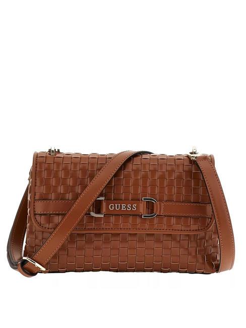 GUESS MAJKA Schultertasche COGNAC - Damentaschen