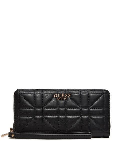 GUESS ASSIA  Portemonnaie mit umlaufendem Reißverschluss SCHWARZ - Brieftaschen Damen