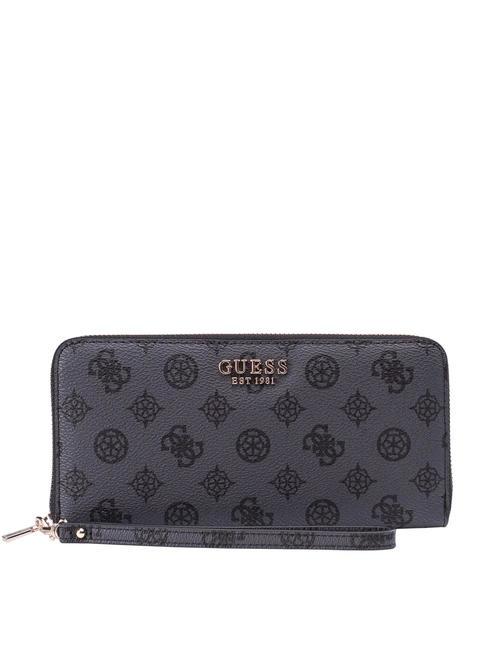 GUESS LAUREL Geldbörse mit Armband Kohle-Logo - Brieftaschen Damen