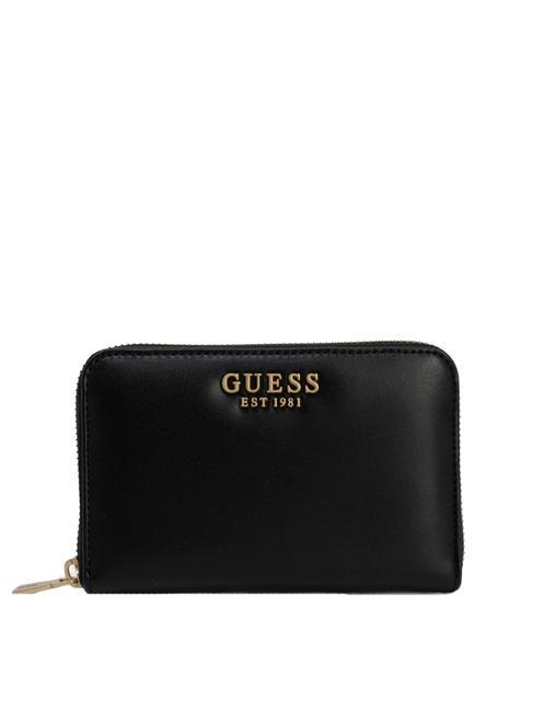 GUESS LAURE Portemonnaie mit umlaufendem Reißverschluss SCHWARZ - Brieftaschen Damen