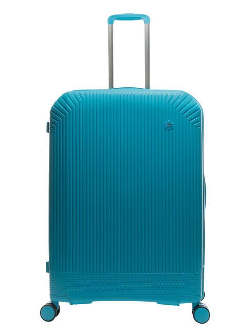 LESAC LIGHT POP Großer erweiterbarer Trolley Mode blau - Harte Trolleys