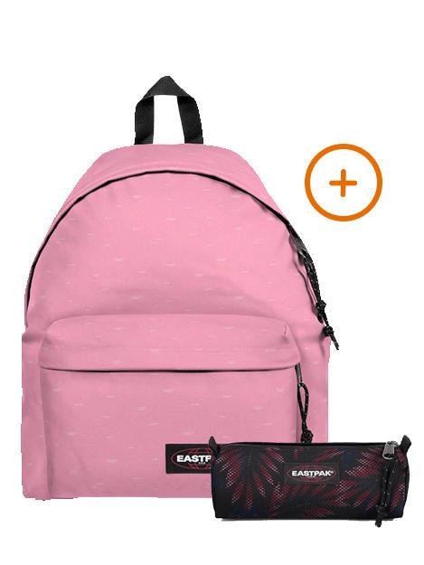 EASTPAK PADDED PAK'R + BENCHMARK SINGLE Rucksack + Koffer Wellen am Meer - Rucksäcke für Schule &amp; Freizeit