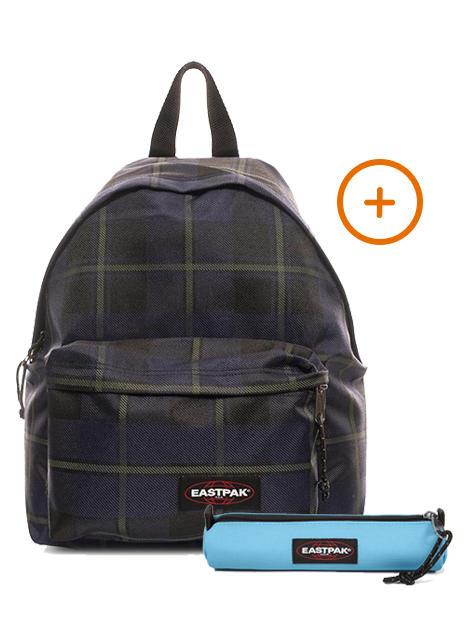 EASTPAK PADDED PAK'R + SMALL ROUND SINGLE Rucksack + Koffer Nachtkontrollen - Rucksäcke für Schule &amp; Freizeit