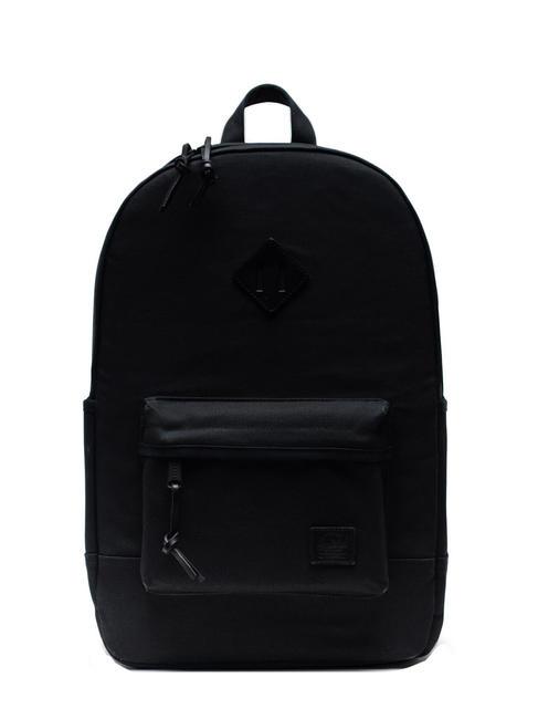 HERSCHEL HERITAGE Canvas-Rucksack SCHWARZ - Rucksäcke für Schule &amp; Freizeit