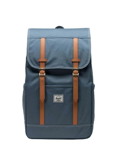 HERSCHEL RETREAT Rucksack blaue Fata Morgana/weißer Stich - Rucksäcke für Schule &amp; Freizeit