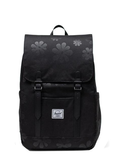 HERSCHEL RETREAT  14" PC-Rucksack schwarze Blumensonne - Rucksäcke für Schule &amp; Freizeit