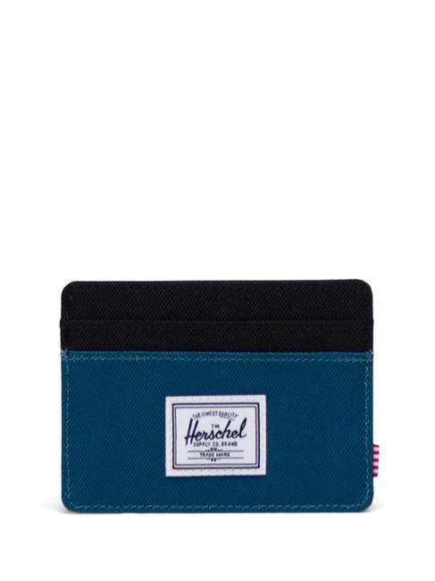 HERSCHEL CHARLIE  Flacher Kartenhalter Legionsblau/Schwarz - Brieftaschen Damen