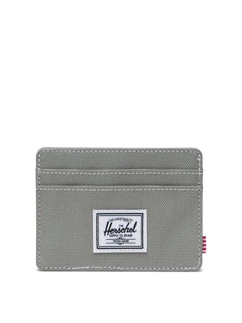 HERSCHEL CHARLIE  Flacher Kartenhalter Seegras/weißer Stich - Brieftaschen Damen