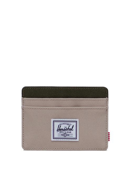 HERSCHEL CHARLIE  Flacher Kartenhalter Twill/Efeugrün - Brieftaschen Damen