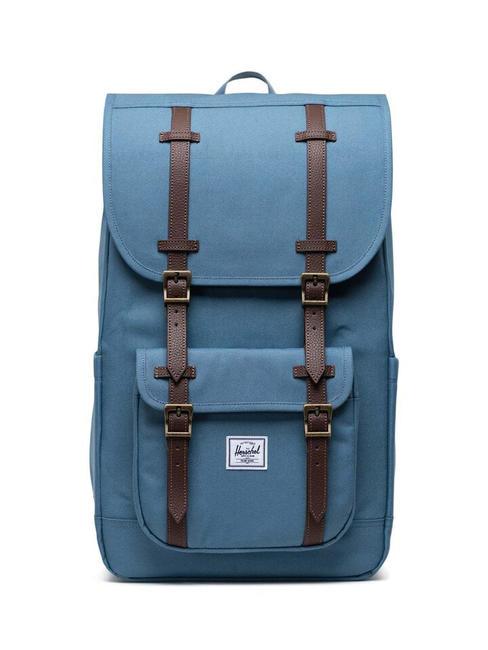 HERSCHEL LITTLE AMERICA  Rucksack in Standardgröße Stahlblau - Rucksäcke für Schule &amp; Freizeit