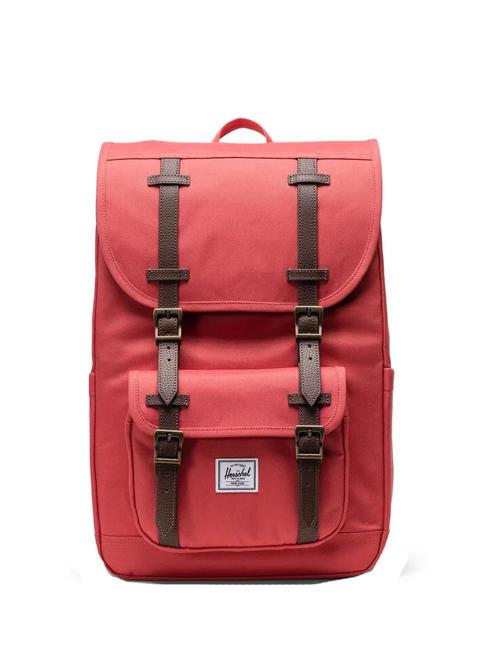 HERSCHEL LITTLE AMERICA MID Mittelgroßer Rucksack mineralische Rose - Rucksäcke für Schule &amp; Freizeit