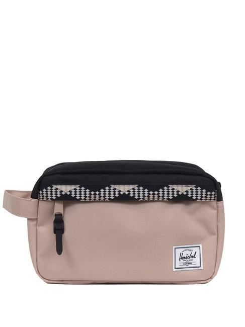 HERSCHEL CHAPTER Reiseschönheit helles Taupe/Schwarz - Beauty-Case