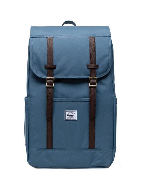 HERSCHEL RETREAT Rucksack Stahlblau - Rucksäcke für Schule &amp; Freizeit