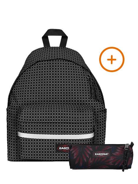 EASTPAK PADDED BIKE + BENCHMARK SINGLE Rucksack + Koffer reflektiert schwarz - Rucksäcke für Schule &amp; Freizeit