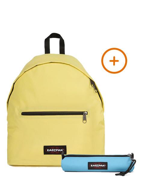 EASTPAK PADDED INSTANT + SMALL ROUND SINGLE Rucksack + Koffer sofort strandbar - Rucksäcke für Schule &amp; Freizeit