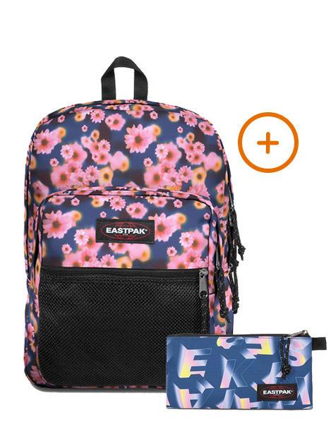 EASTPAK PINNACLE + FLATCASE Rucksack + Koffer weiches Marineblau - Rucksäcke für Schule &amp; Freizeit