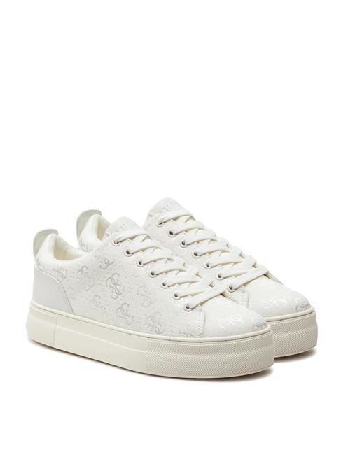 GUESS GIAA13 Jacquard-Sneaker Weiß - Damenschuhe