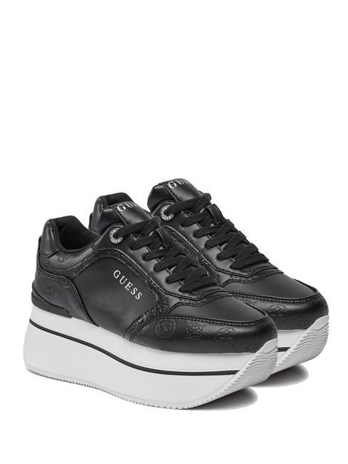 GUESS CAMRIO Plateau-Sneaker SCHWARZ - Damenschuhe