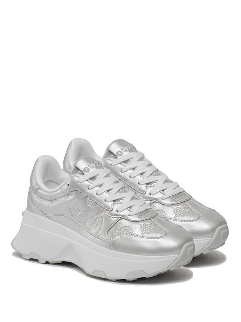 GUESS CALEBB8 Turnschuhe SILBER - Damenschuhe