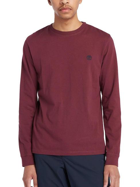 TIMBERLAND LS DNSTN RV CREW Slim-Fit-Pullover port / royale - Herren-T-Shirts