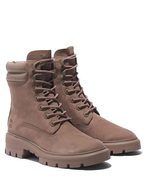 TIMBERLAND CORTINA VALLEY 6  Kampfstiefel aus Leder taupe / grau - Damenschuhe