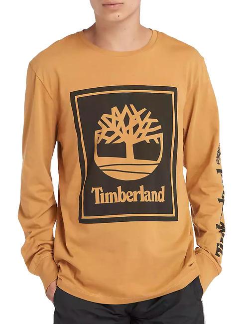 TIMBERLAND STACK LOGO  Langärmliges T-Shirt Weizenstiefel/Schwarz - Herren-T-Shirts