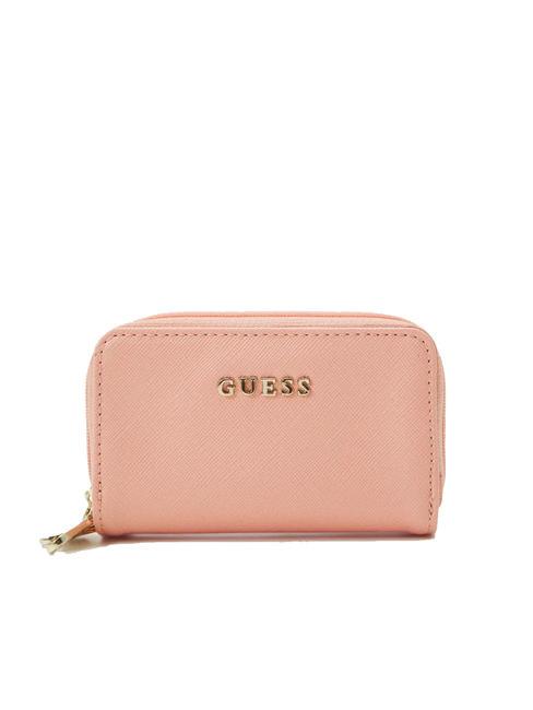 GUESS DOUBLE ZIP Geldbörse mit Saffiano-Print Fantasie - Brieftaschen Damen