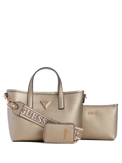 GUESS LATONA  Mini-Handtasche mit Schultergurt Zinn - Damentaschen