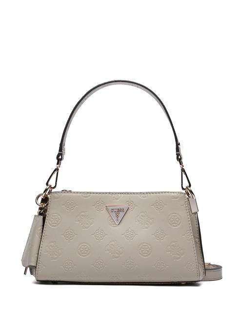 GUESS JENA Handtasche, mit Schultergurt Taupe-Logo - Damentaschen