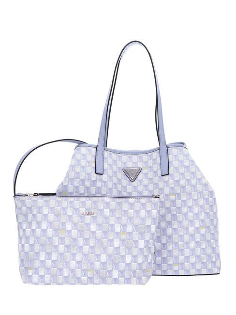 GUESS VIKKY LL Schultertasche Lavendel-Logo - Damentaschen