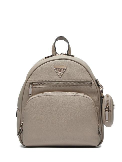 GUESS POWER PLAY Rucksack Taupe - Damentaschen