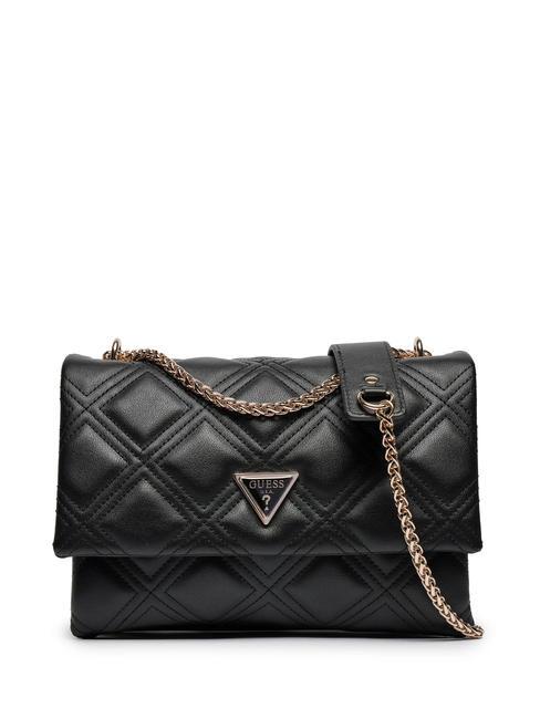 GUESS DEESA Wandelbare Stepptasche SCHWARZ - Damentaschen