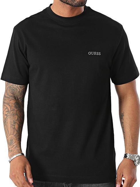 GUESS SS CN Baumwoll t-shirt jetbla - Herren-T-Shirts