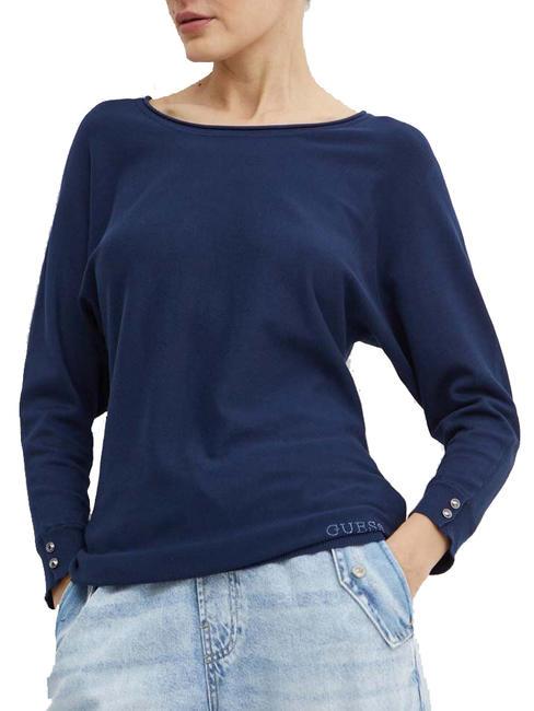 GUESS ADELE Langärmeliges Shirt Zaubererblau - Damenpullover