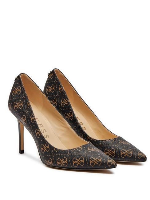 GUESS DABBEY 2 Pumps mit durchgehendem Logo braun ocker - Damenschuhe