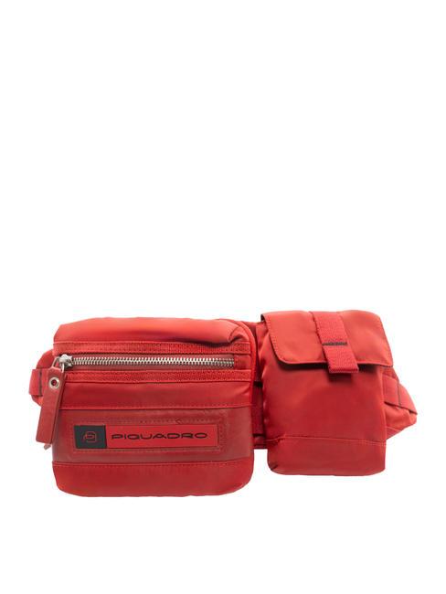 PIQUADRO BIOS Bauchtasche ROT - Hüfttaschen