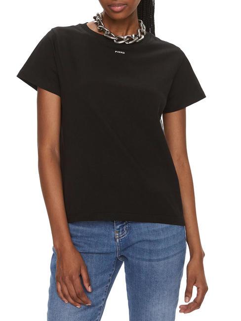 PINKO BASICO  Baumwoll t-shirt schwarze Limousine - T-Shirts und Tops für Damen