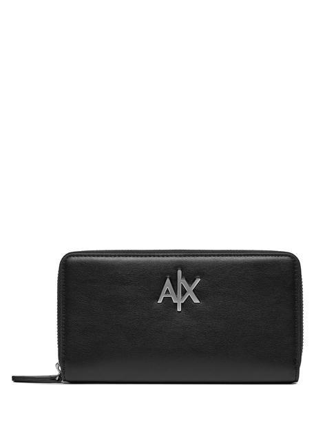 ARMANI EXCHANGE ZIP AROUND Geldbörse Schwarz - Brieftaschen Damen