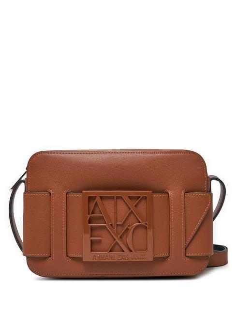 ARMANI EXCHANGE A|X BUCKLE Schultertasche Whiskey - Damentaschen