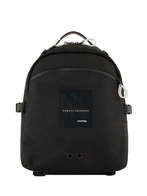 ARMANI EXCHANGE MIXMAG 15,6-Zoll-Laptop-Rucksack Schwarz - PC-Rucksäcke