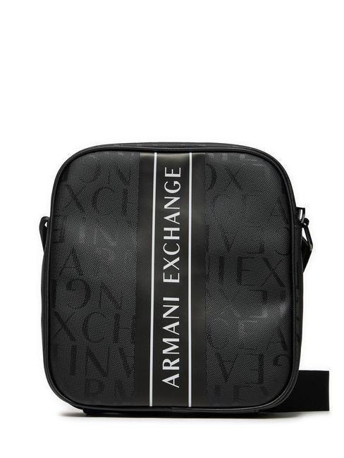 ARMANI EXCHANGE LOGO PRINT Logodruck Schwarz Schwarz - Umhängetaschen Herren