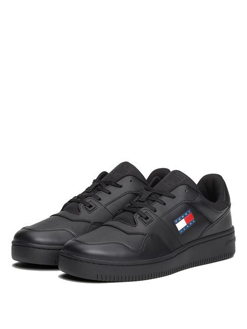 TOMMY HILFIGER TOMMY JEANS Retro Basket  SCHWARZ - Herrenschuhe