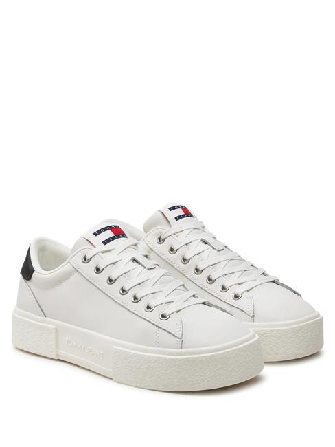 TOMMY HILFIGER TOMMY JEANS Foxing Flatform Turnschuhe natur - Damenschuhe