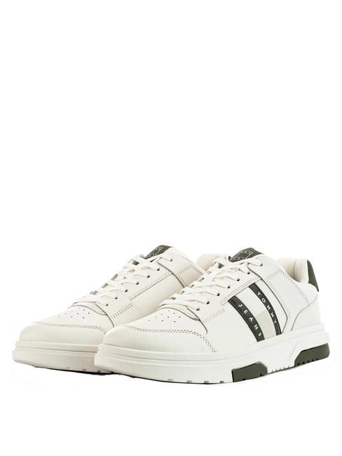 TOMMY HILFIGER TOMMY JEANS THE BROOKLYN ESS Ledersneaker tiefe Wälder - Herrenschuhe