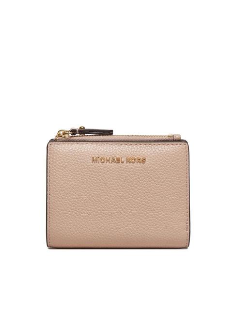 MICHAEL KORS JET SET Kleine Geldbörse aus Leder zartes Rosa - Brieftaschen Damen