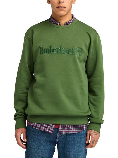 TIMBERLAND EMBROIDERY TONAL Sweatshirt mit Rundhalsausschnitt schwarz/waldgrün - Sweatshirts Herren