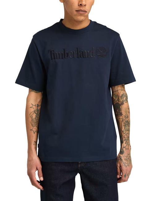 TIMBERLAND EMBROIDERY TONAL Baumwoll t-shirt dunkler Saphir - Herren-T-Shirts