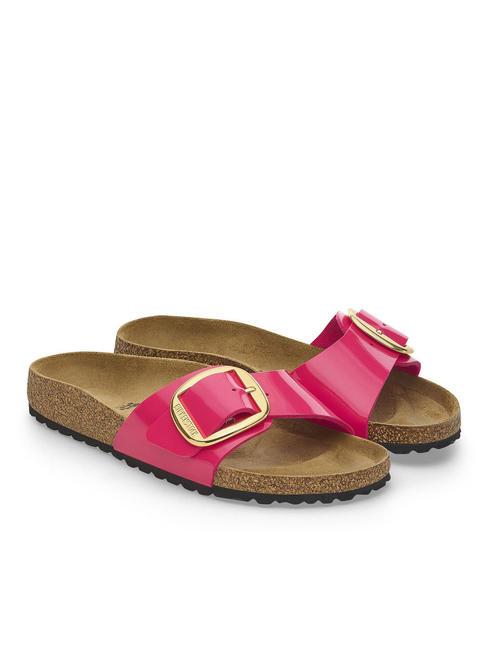 BIRKENSTOCK MADRID BIG BUCKLE Sandalen und Hausschuhe aus Lackleder Fusion-Fuchsia - Damenschuhe