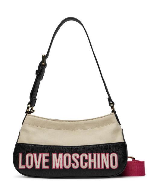 LOVE MOSCHINO FREE TIME  Umhängetasche, mit Schultergurt fuchsiaschwarz - Damentaschen