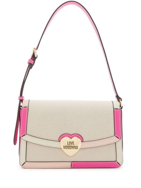 LOVE MOSCHINO LOVE SELLE  Schultertasche natur/multi - Damentaschen